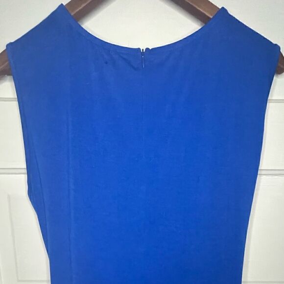 NWTs Acevog Stretchy Cotton Dress w/ Concealed Back Zip & Accentuating Waist XL - Picture 6 of 9